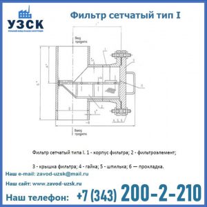 Фильтр сетчатый ФС по Т-ММ-11-2003 в Каспийске