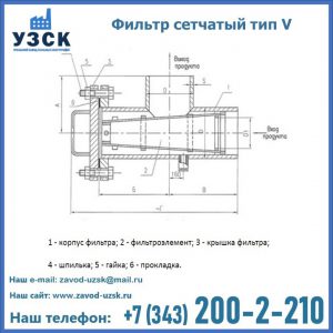 Фильтр сетчатый ФС по Т-ММ-11-2003 в Каспийске