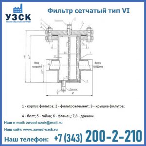 Фильтр сетчатый ФС по Т-ММ-11-2003 в Каспийске