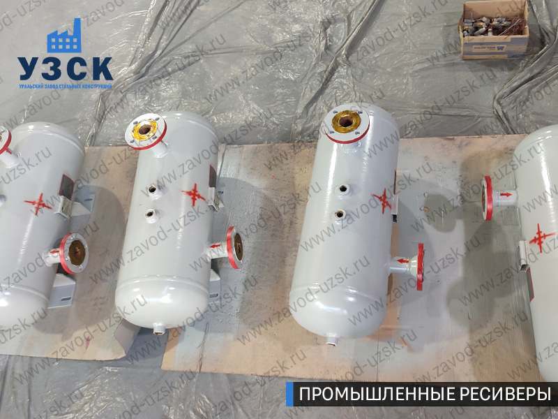 фотография емкостных ресиверов газа Каспийск