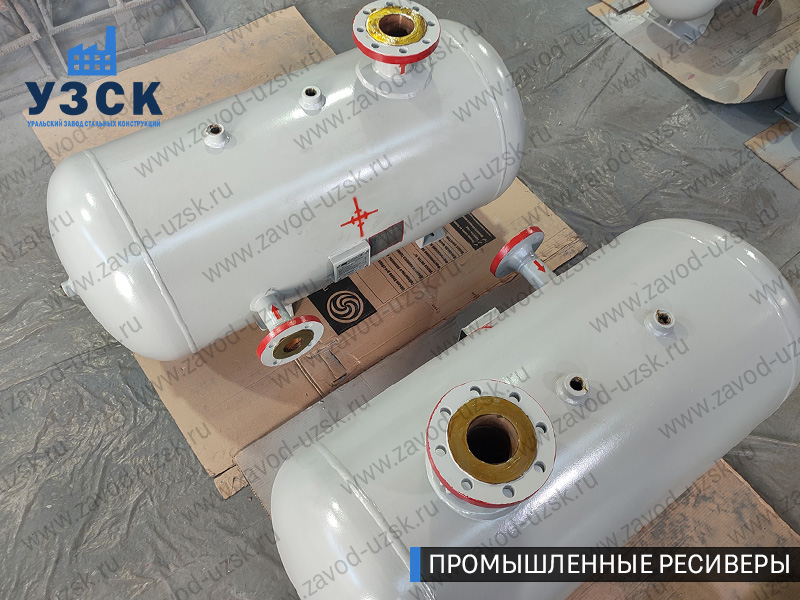 фотография промышленных ресиверовдля газа Каспийск